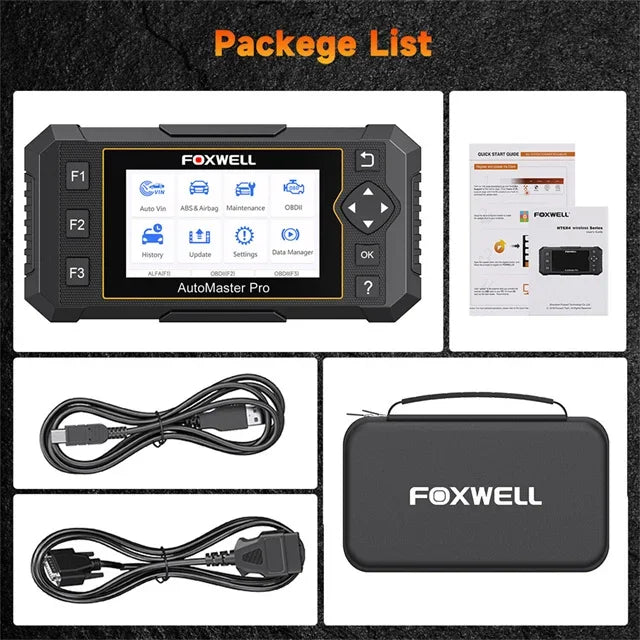 FOXWELL NT650 Pro OBD2 Automotive Scanner SAS A/F OIL EPB BRT TPS 26+ Reset Bidirectional Auto Car Diagnostic Tool Wifi Update
