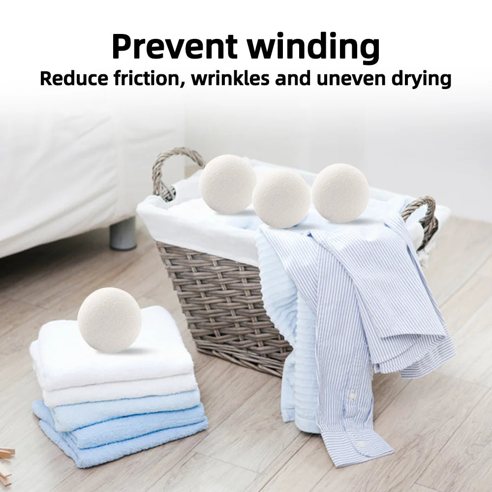3Pcs Antistatic Special Anti-Winding Of Wool Household Drying Ball Reusable Washing Hine Parts 6Cm