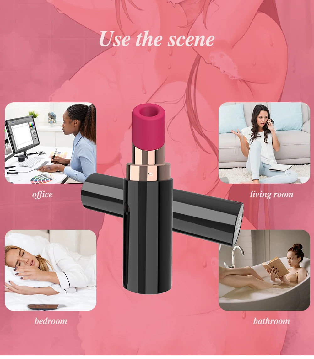 Clit Sucking Vibrator Sex Toys For Women Mini Bullet Vibrator Strong Nipple Clitoris Sucker Stimulator Lipstick Vibrador Sexshop