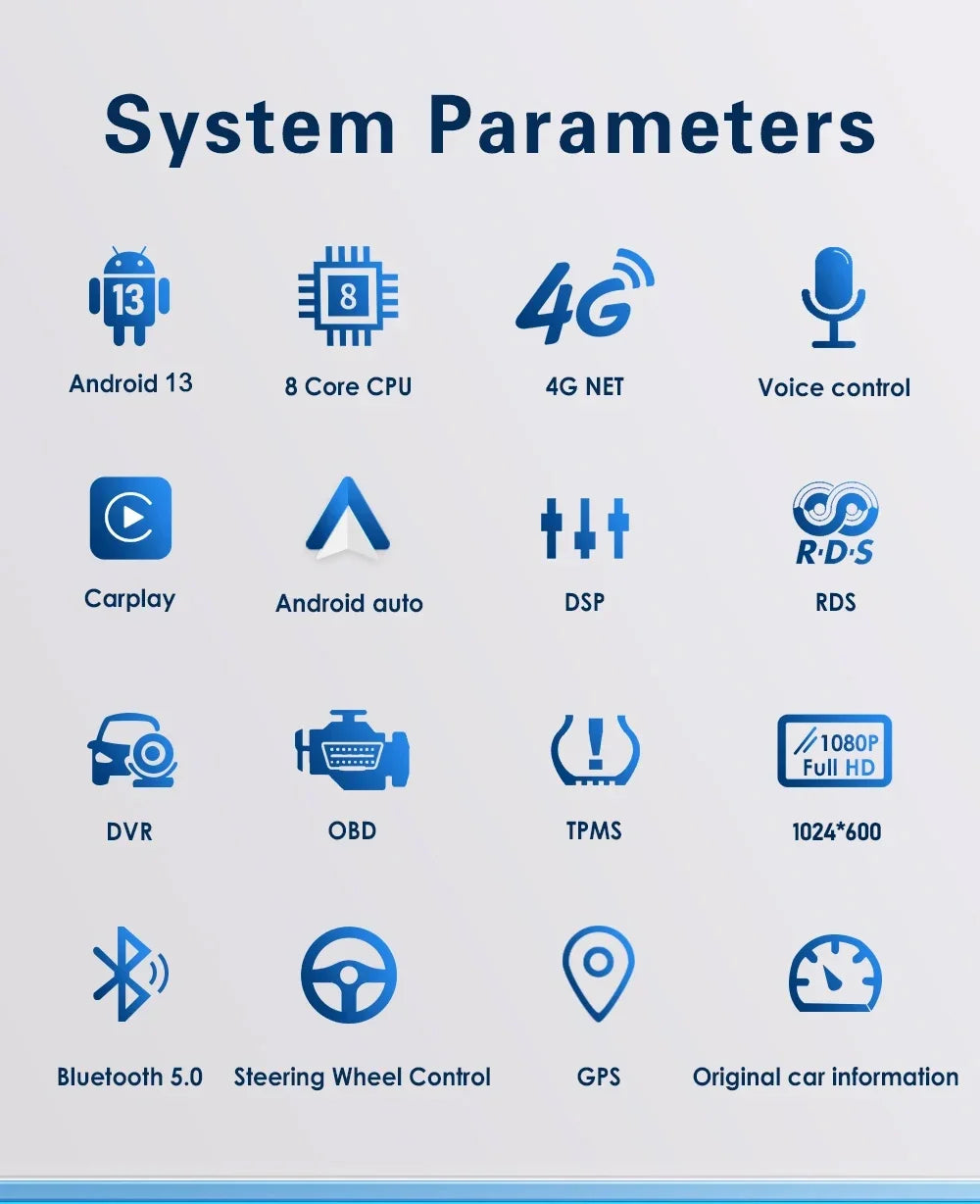 LELV 7" Android 13 Touch Screen Car Radio For Volkswagen VW Touareg Multivan T5 Transporte 2004-2011 Multimedia Player Carplay