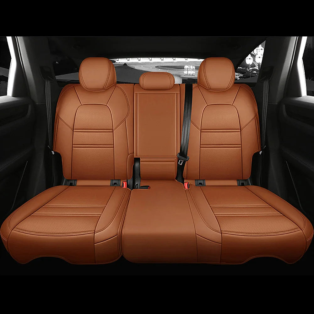 For Land Rover Range Rover Velar 2017 2018 2019 2020 Faux Leather Custom Car Seat Covers Full Set Interior Protector Accessories