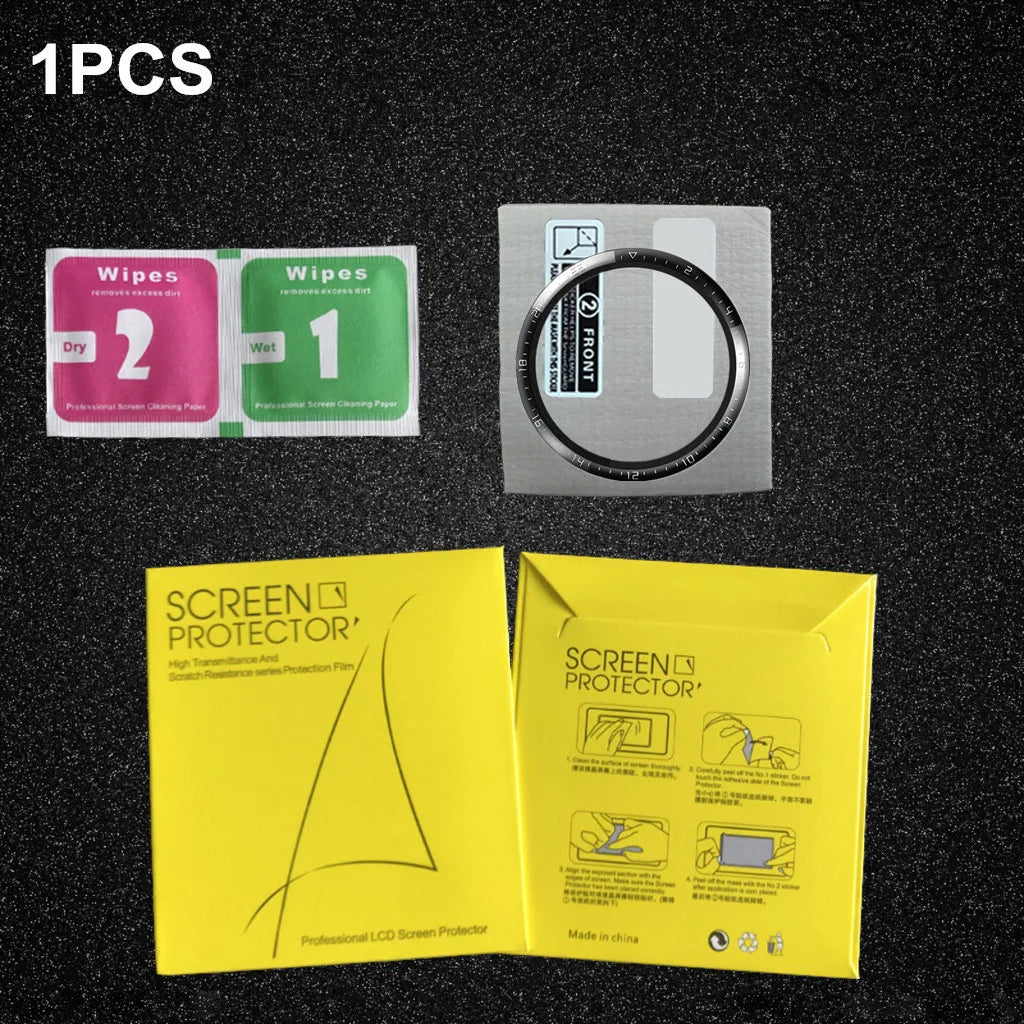 3pcs 3D Protective Film for Huawei Watch GT2 46 42mm HD Clear Screen Protector for Huawei GT2 Smart Watch Soft Film (Not Glass)