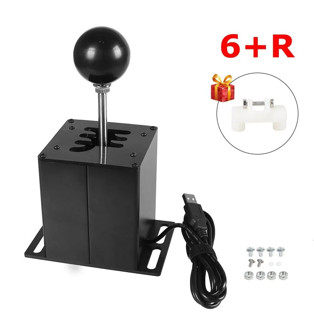 PC USB H Gear Shifter For Logitech G29/G25/G27/G920 For Thrustmaster T300RS/GT For ETS2 Simracing Racing Game Shifter HB-1014