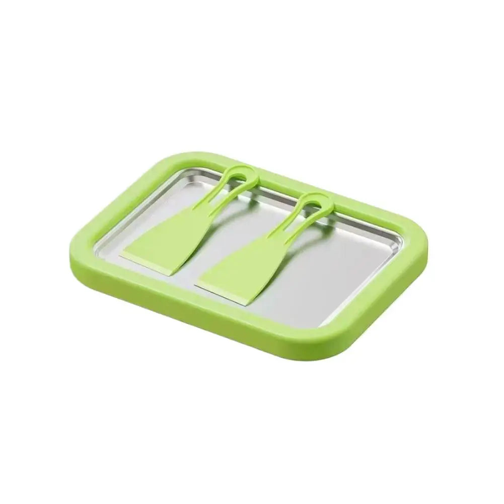 Multifunctional Rolled Ice Cream Maker - Cold Sweet Fried Ice Pan Tool DIY Household Frozen Yogurt Maker - For Homemade Dessert