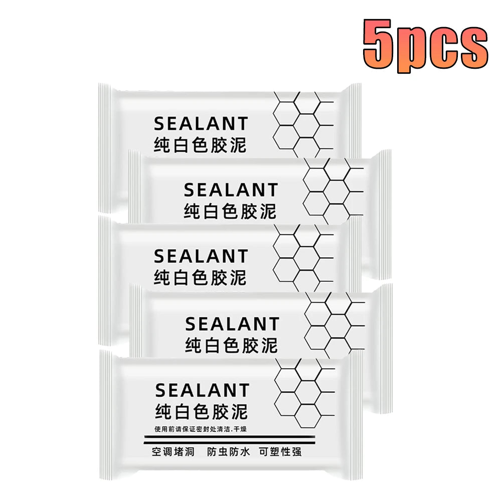 1-20pcs Waterproof Duct Seal Clay Silicone Putty Rubber Repair Air Conditioning Hole Moldable Repair Pipe Mastic Waterproof Glue