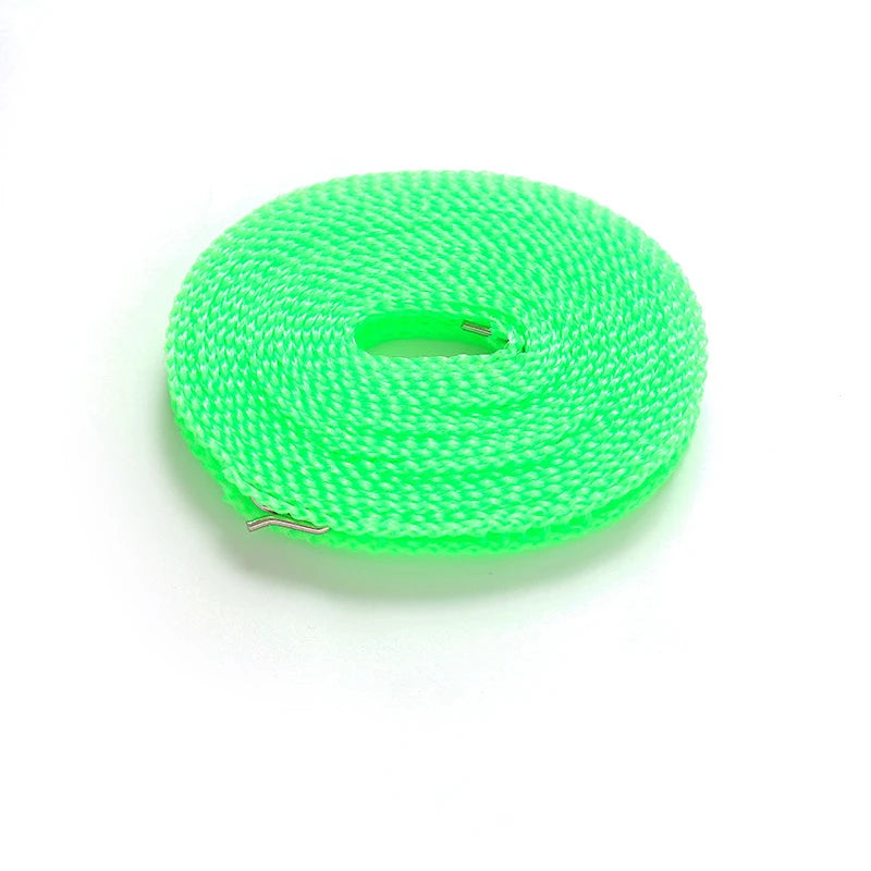 Outdoor Clothesline Nylon Non-Slip Laundry Line Rope Travel Business Windproof Clothes Cord 5/10 Meter Long