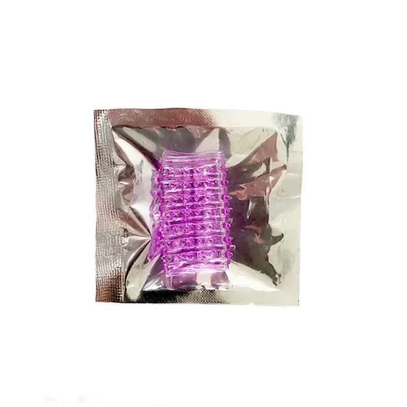 Male Silicone Penis Sleeve 1 Pcs Cock Ring Extender Men Ejaculation Lock Delayed G-spot Massage Reusable Adult Sex Product