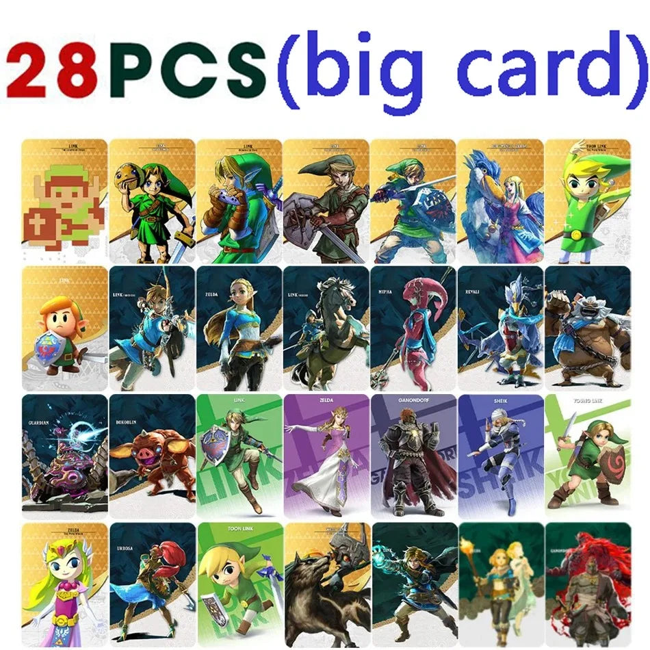 New splatoon Zelda Amiibo Card Apply to the Legend of Zelda: Tears of the Kingdo and Breath of the Wild Latest Paragliding NFC