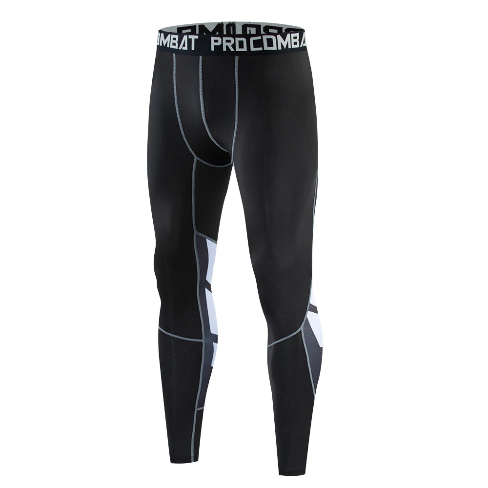 Clearance_Sports Fitness Trousers Men's Milk Silk Stretch Skinny Ultra-Thin Quick-Dry Running Basketball Training Leggings_Conti
