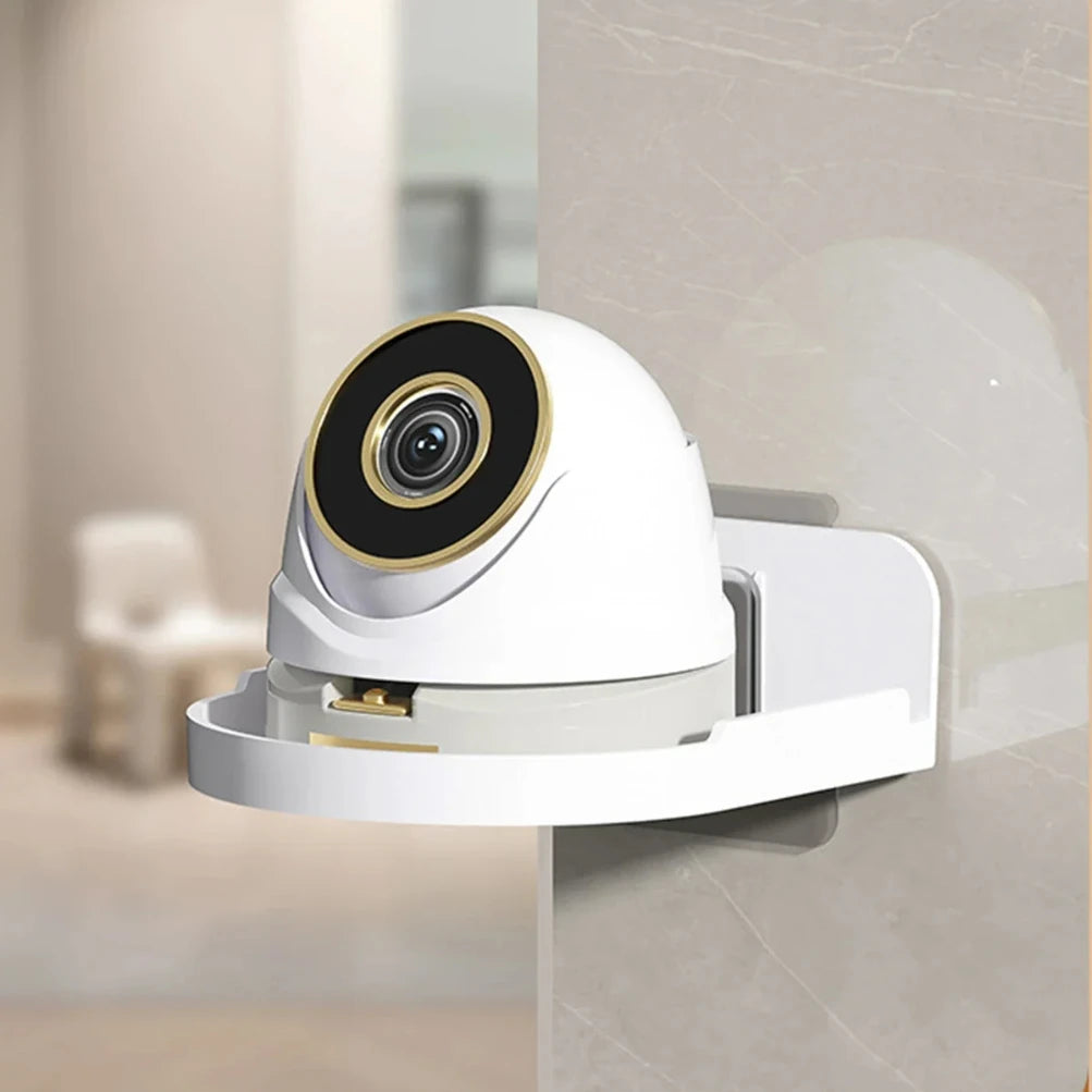 Wall Mounted Camera Bracket Adhesive, No Drilling, Household Indoor Storage, Fixed Monitoring Rack, Tray, Item Storage Wholesale