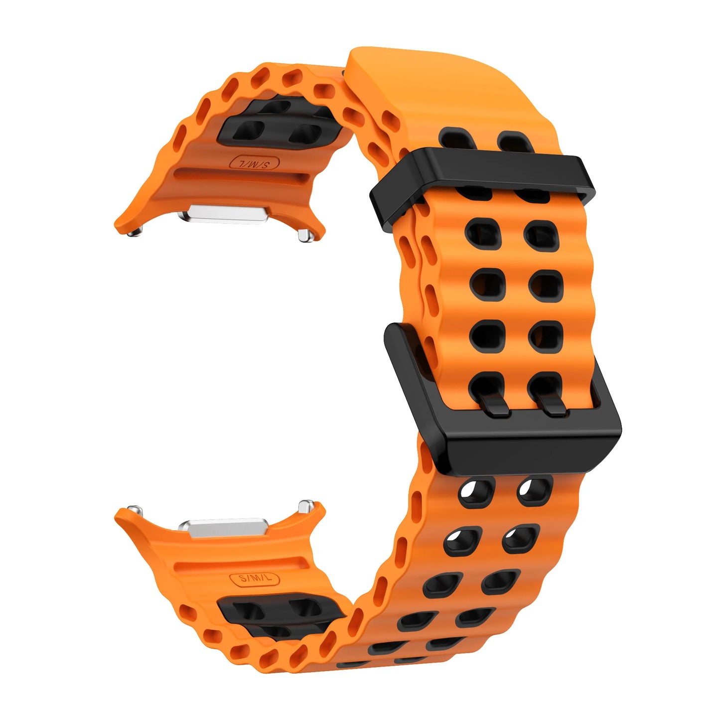 Ocean Strap for Samsung Galaxy Watch Ultra 2025 Sports Silicone Band for Galaxy Watch 8-7 Ultra 47mm Official Original Wristband