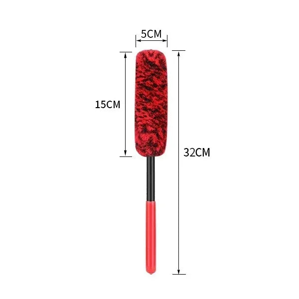 Auto Wheel Detailing Brush Bendable Wheel Woolies for Car Rim Tire Washing Easily Clean Hard-To-Reach Areas Car Cleaning Tools