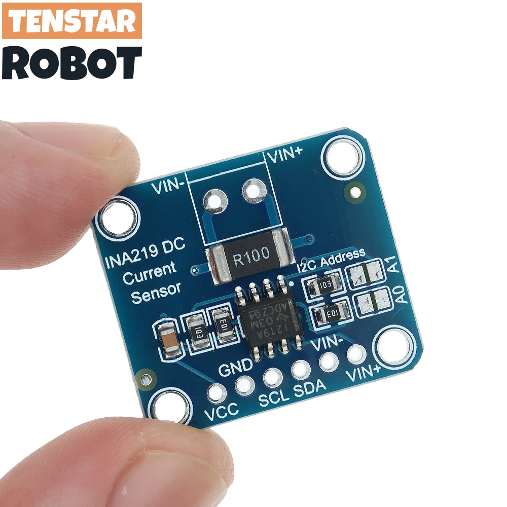 TENSTAR 3pcs INA219 Module DIY 3V-5V IIC I2C MCU-219 Bidirectional Current Power Supply Monitoring Sensor Module