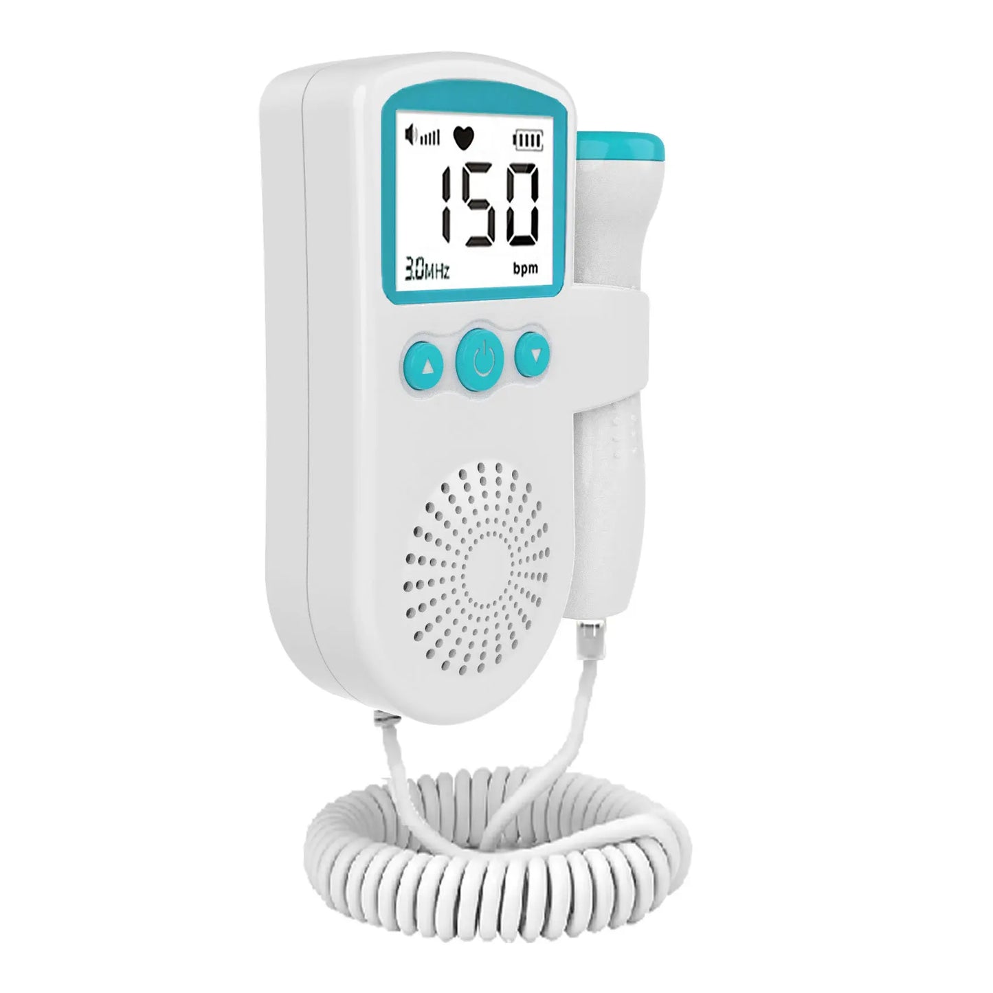 AJC Household Doppler Fetal Heart Rate Monitor for Baby Pregnancy Heartbeat Detector Pulse Meter No Radiation Stethoscope