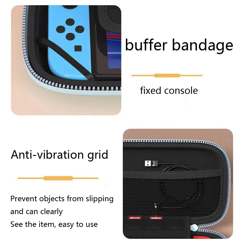 New Switch OLED Storage Carrying Case  7 in 1 Kit for Nintendo Switch OLED Crystal Shell For Switch Oled Accessories