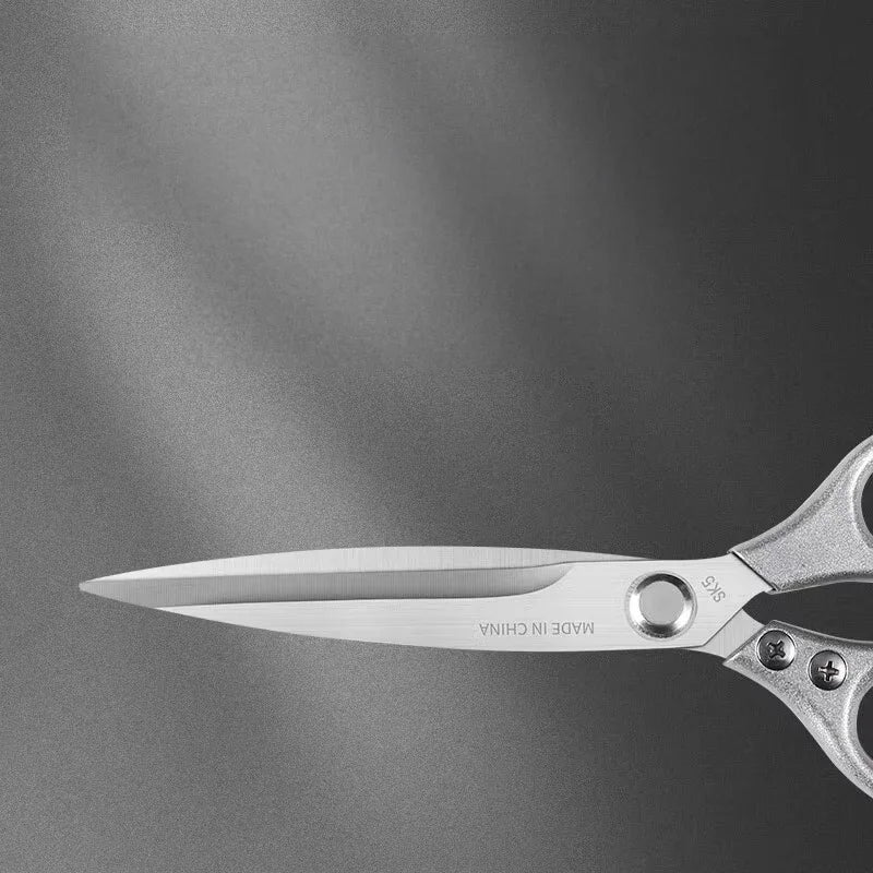 2024 New kitchen scissors for barbecue stainless steel multi-functional food cutting steak cutting meat barbecue scissors