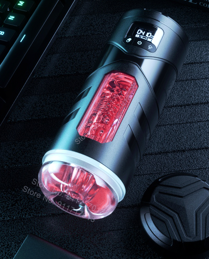 Automatic Male Masturbator Cup Sucking Vibration Blowjob Masturbation Real Heated Vagina Pocket Adults Sex Machines Toys For Man