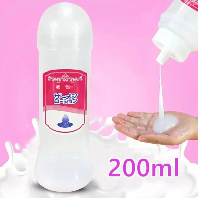 Water based lube simulation liquid lubricant adult erotic sex products room sex flirting body moisturising milky juice