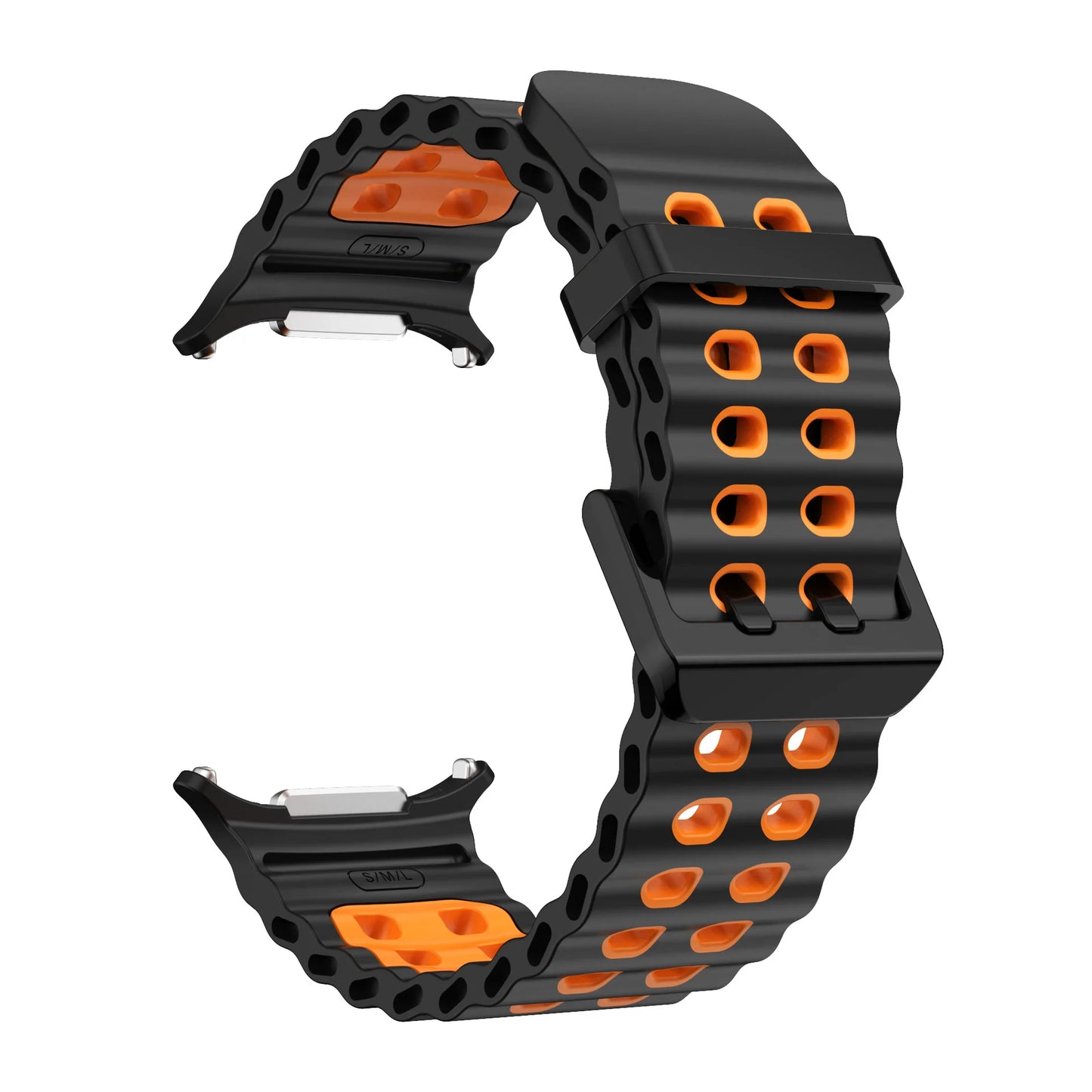 Ocean Strap for Samsung Galaxy Watch Ultra 2025 Sports Silicone Band for Galaxy Watch 8-7 Ultra 47mm Official Original Wristband