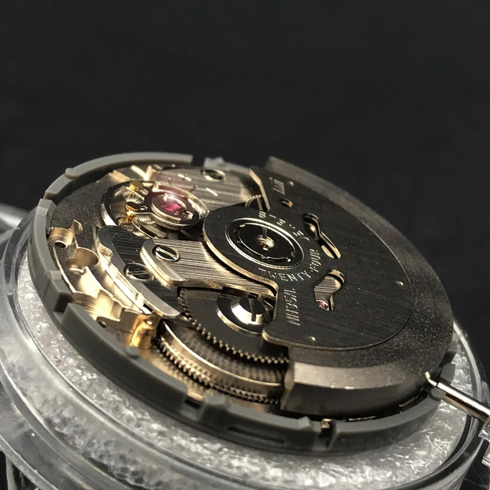 NH35A Premium Mechanical Movement NH35 White Date wheel 24 Jewels Automatic Self-winding High Accuracy Movt Replace