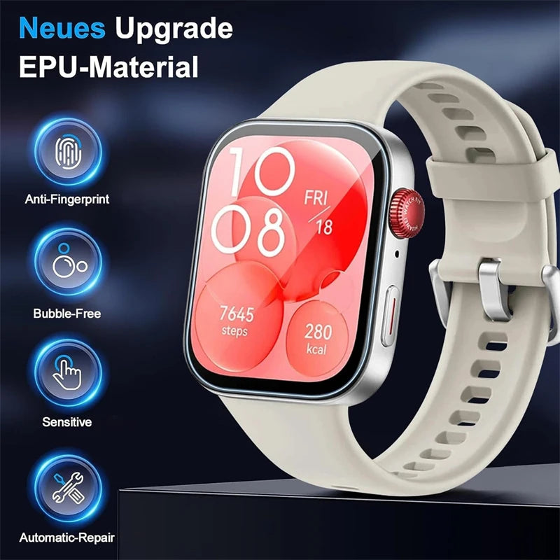 5PCS Screen Protector For Huawei Watch Fit 3/4/Pro Anti Scratch Clear TPU Hydrogel Film Huawei Watch Accessories Protective film
