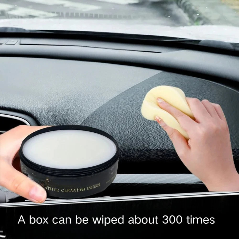 Multifunctional Leather Care Maintenance Oil Cleaning Cream for Car Interior Leather Seat Sofa Bag Shoes Jacket Care Polishing