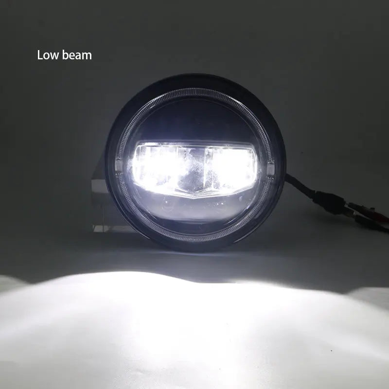 Car Motorcycle 7 Inch Led Headlight DRL Halo Amber Turn Light For Jeep Wrangler JK TJ CJ LJ Lada Defender Suzuki Hummer Headlamp