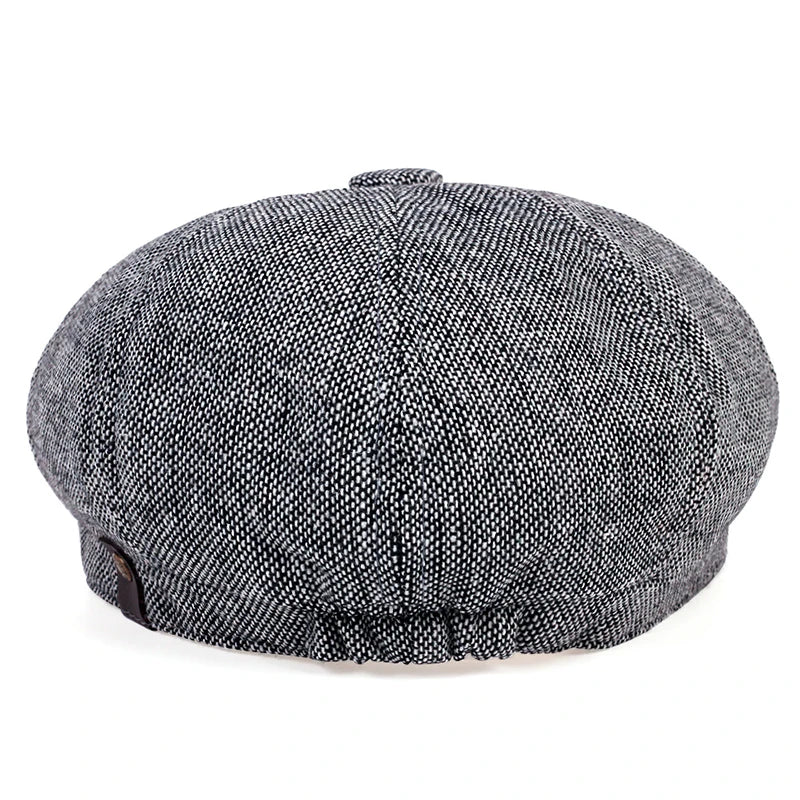 Retro Newsboy Caps Men British Painters Hats Autumn Winter Berets Herringbone Flat Cap Hip Hop Berets