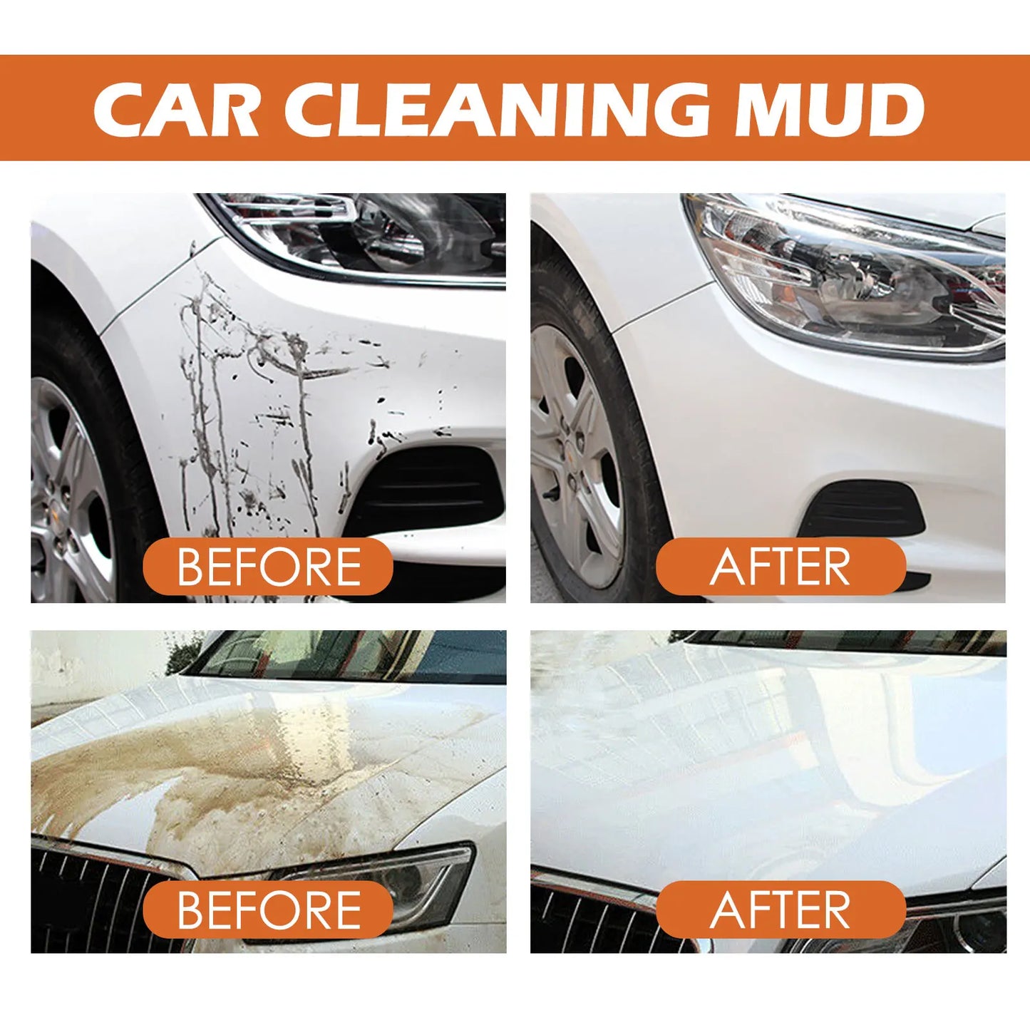 Car Cleaning Clay Bar Multipurpose Auto Paint Detailing Cleaning Magic Mud Car Stain Dust Remover Polishing Clay Car Maintenance