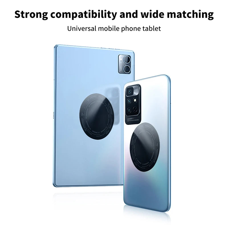 1PCS New 9cm Metal Plate Ring For Magsafe Magnetic Car IPad Holder Radiator Iron Sheet Sticker For IPad / Tablet PC