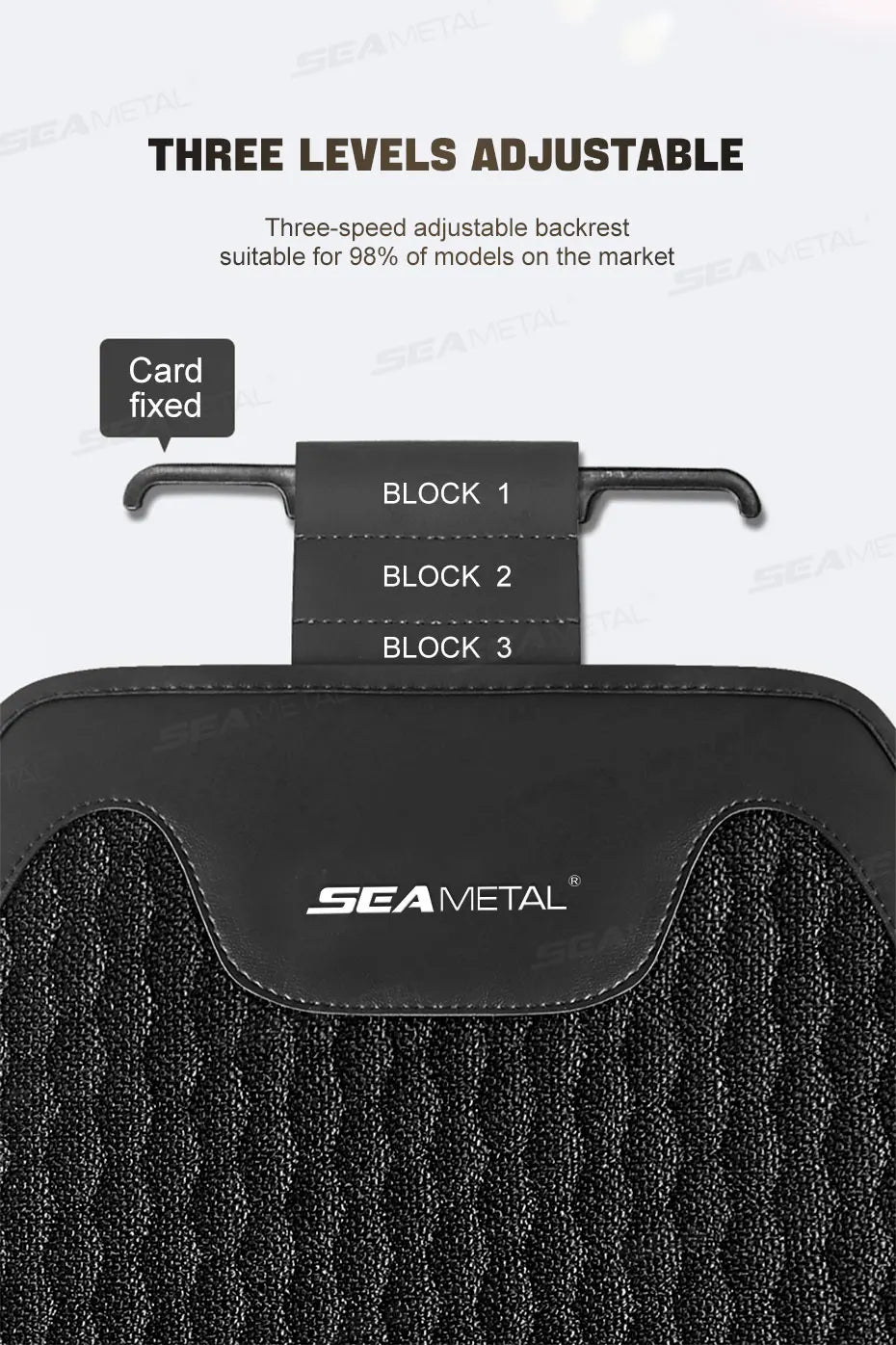 SEAMETAL Four Seasons Car Seat Cover Front Rear Car Seat Cushion Airbag Compatible Seat Protector Breathable Car Accessories