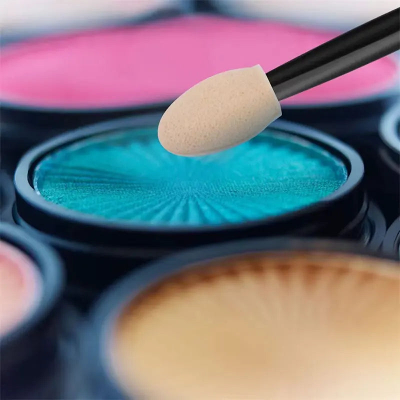 【Hot sales】Eyeshadow Stick Double Head Latex Sponge Disposable Eyeshadow Brush Portable Smudge Eye Nail Brush Beauty Kit