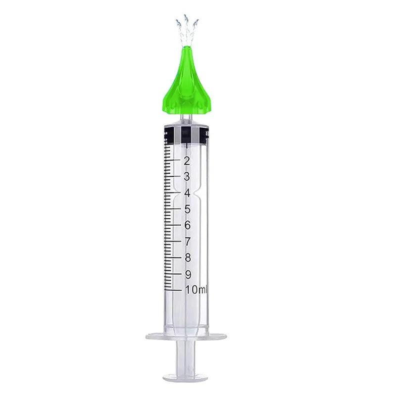 Ear Wax Removal Rinse Syringe Tool Kit with Ear Syringe Replacement Tip Nozzle, Ear Wax Remover Ear Cleaning Kit, Ear Cleaner Wa