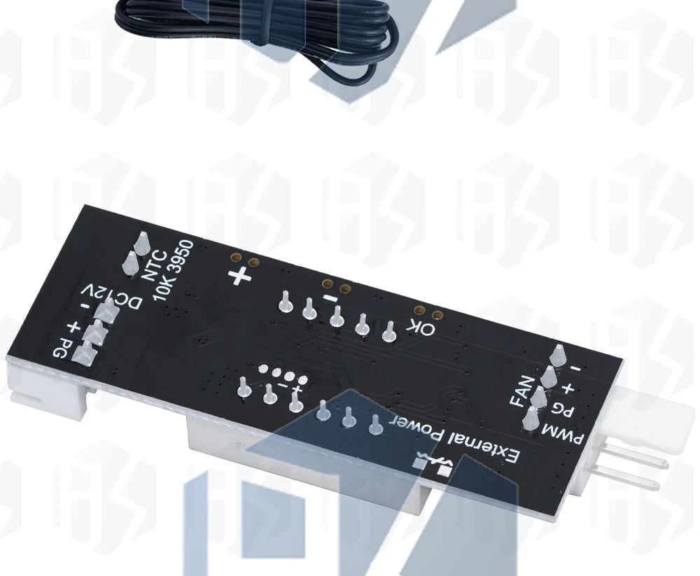 Single 12V 3A DC PWM 4 Wire Fan Temperature Control Speed Controller Chassis Computer Noise Reduction Module NTC B 10K 3950