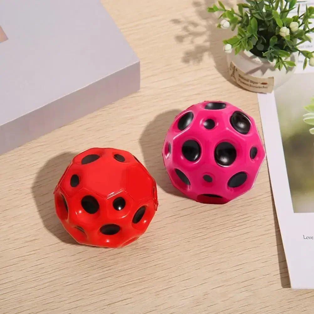 20Pcs Good Elasticity Porous Design Bouncy Ball Toy Portable Elastic Jump Ball Durable Home Smooth Fashion New