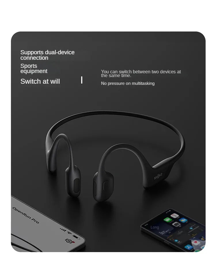 Original SHOKZ S810 Bone Conduction Earphone Openrun Pro Wireless Bluetooth5.1 Earphones Waterproof Sport Running Headset