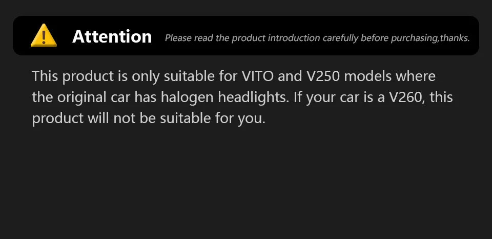 Auto Parts Headlights For Benz VITO V Class Metris 2015-2019 latest Styling LED Dual Projector Car Accesorios Modified