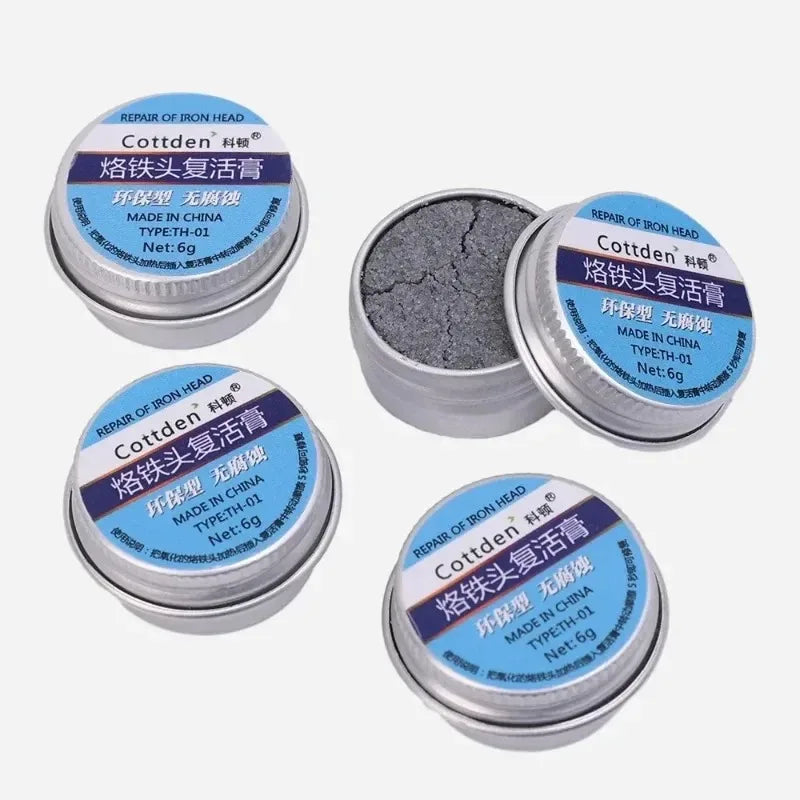 5/1Pcs Soldering Iron Tip Refresher Non-stick Tin Solder Cream Clean Paste for Oxide Head Resurrection Oxidative Activator