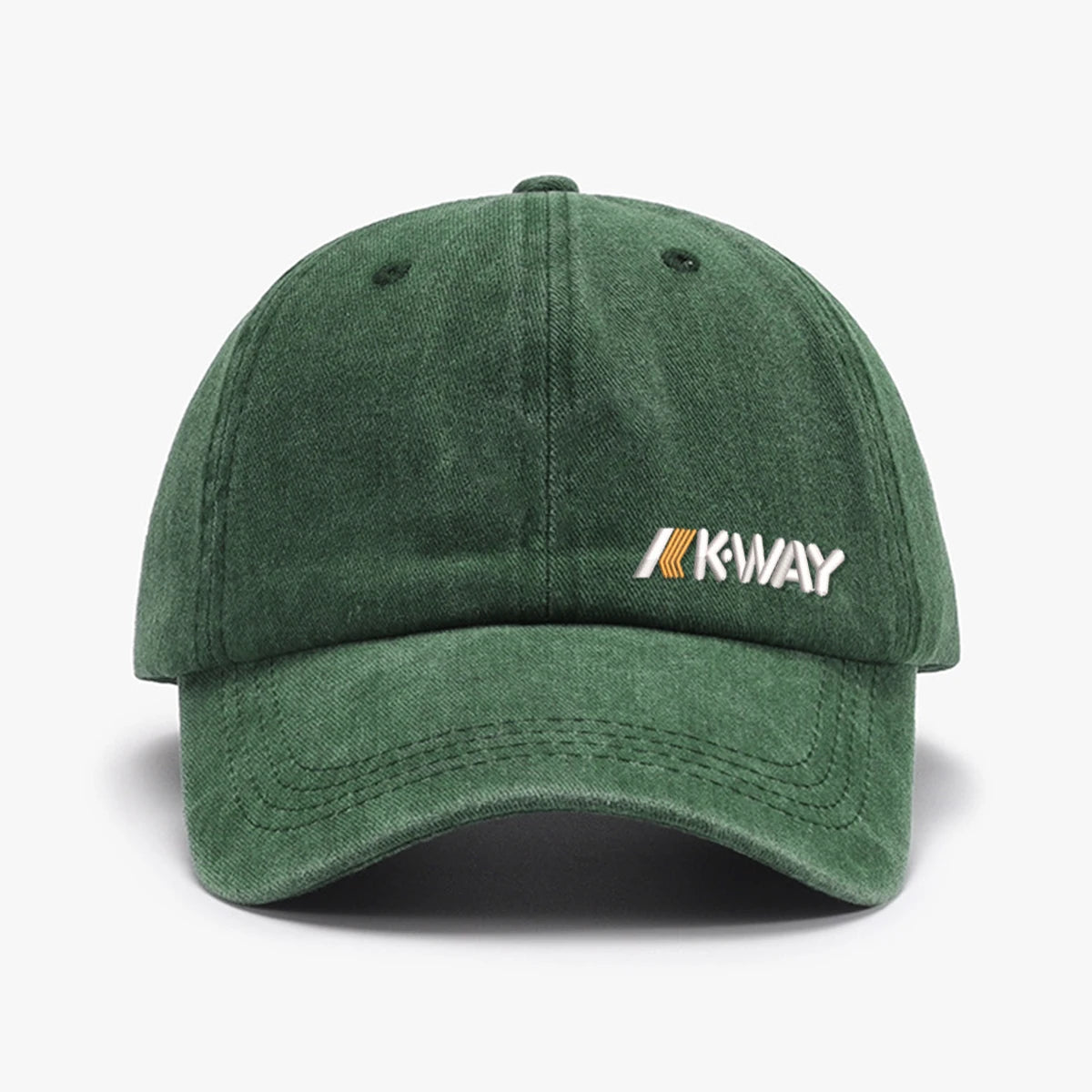 1 "Kway"embroidery printed baseball cap outdoor fashion accessory hat, adjustable, lightweight, unisex, as a holiday gift
