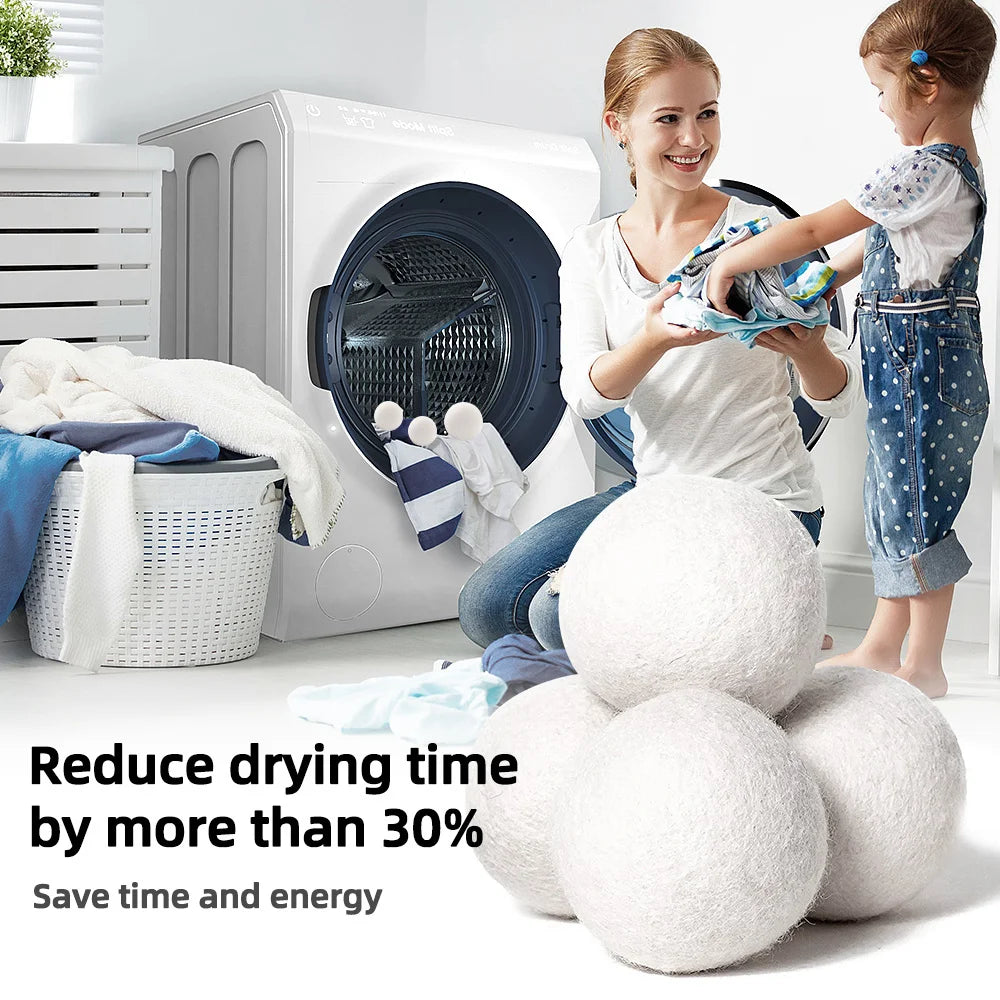 3Pcs Antistatic Special Anti-Winding Of Wool Household Drying Ball Reusable Washing Hine Parts 6Cm