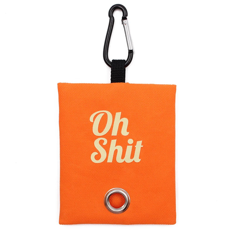 Pet Supplies Canvas Waste Bags Poop Bag Dispenser Portable Pet Poop Bag Holder Outdoor Puppy Kitten Litter Pickup Organizer