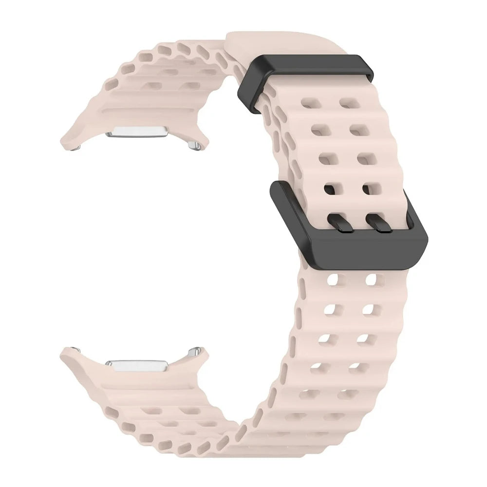 Ocean Strap for Samsung Galaxy Watch Ultra 2025 Sports Silicone Band for Galaxy Watch 8-7 Ultra 47mm Official Original Wristband