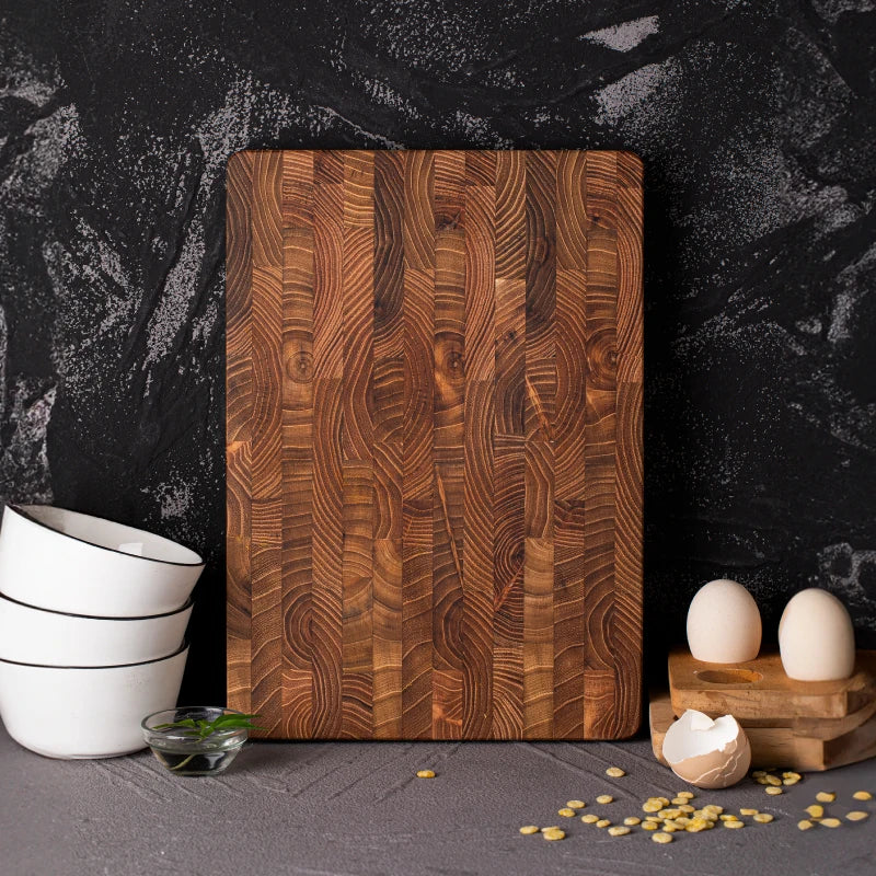Large Size,High Quality Teak Wood Cutting Board:16.5*11.8 Inch/13.3*9.5 Inch,1 Inch Thick,Suitable For Christmas,Halloween