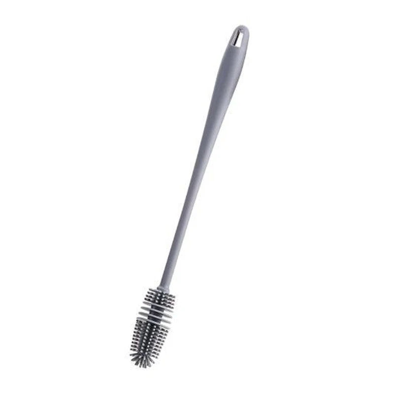 Silicone Cup Brush Scrubber Glass Cleaner Kitchen Cleaning Tool Long Handle Drink Wineglass Bottle Glass Cup Cleaning Brush