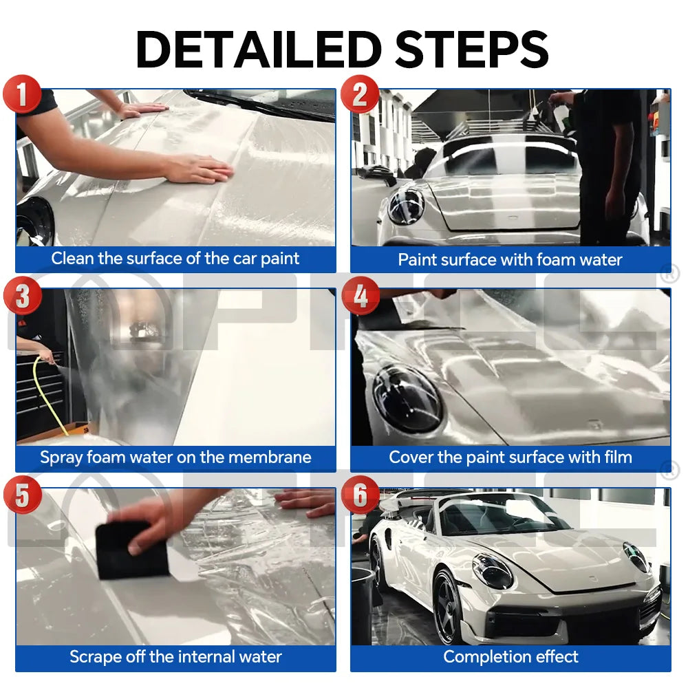 PFCC for Hyundai Ioniq 6 2023 2024 Car Body Precut Sticker Paint Protection Film Anti-Scratch TPU Clear Bra PPF Decal 8.5mil