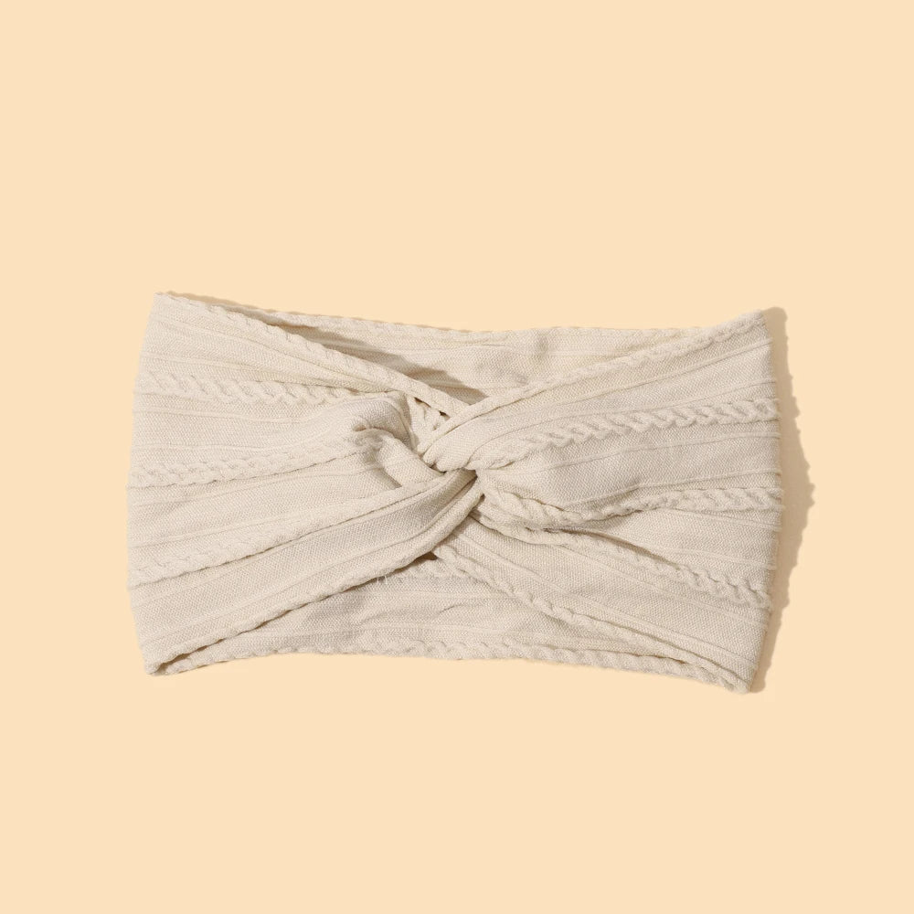 3Pcs/Set Headbands For Baby New Cable Knit Cross Hairbands For Kids Girls Children's Elastic Bands For Girl Hair Accessories
