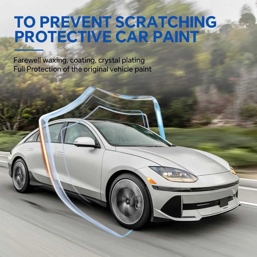 PFCC for Hyundai Ioniq 6 2023 2024 Car Body Precut Sticker Paint Protection Film Anti-Scratch TPU Clear Bra PPF Decal 8.5mil