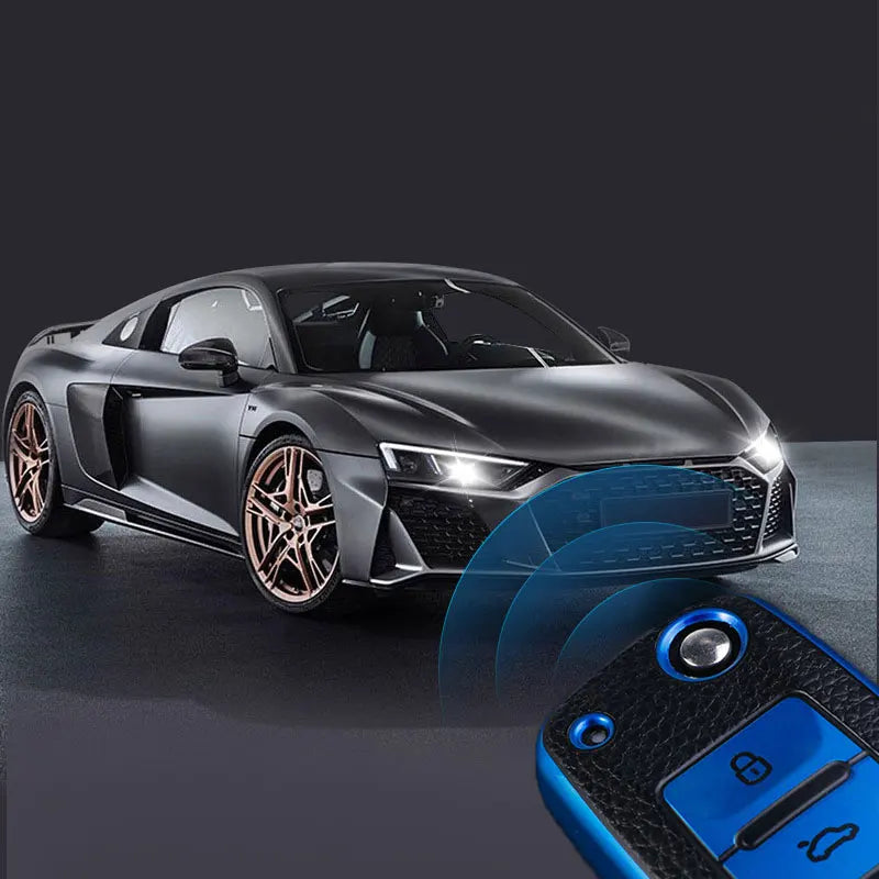 TPU Leather Car Key Case Scratch-resistant Waterproof Car Key Protective Cover Car Accessories Interior