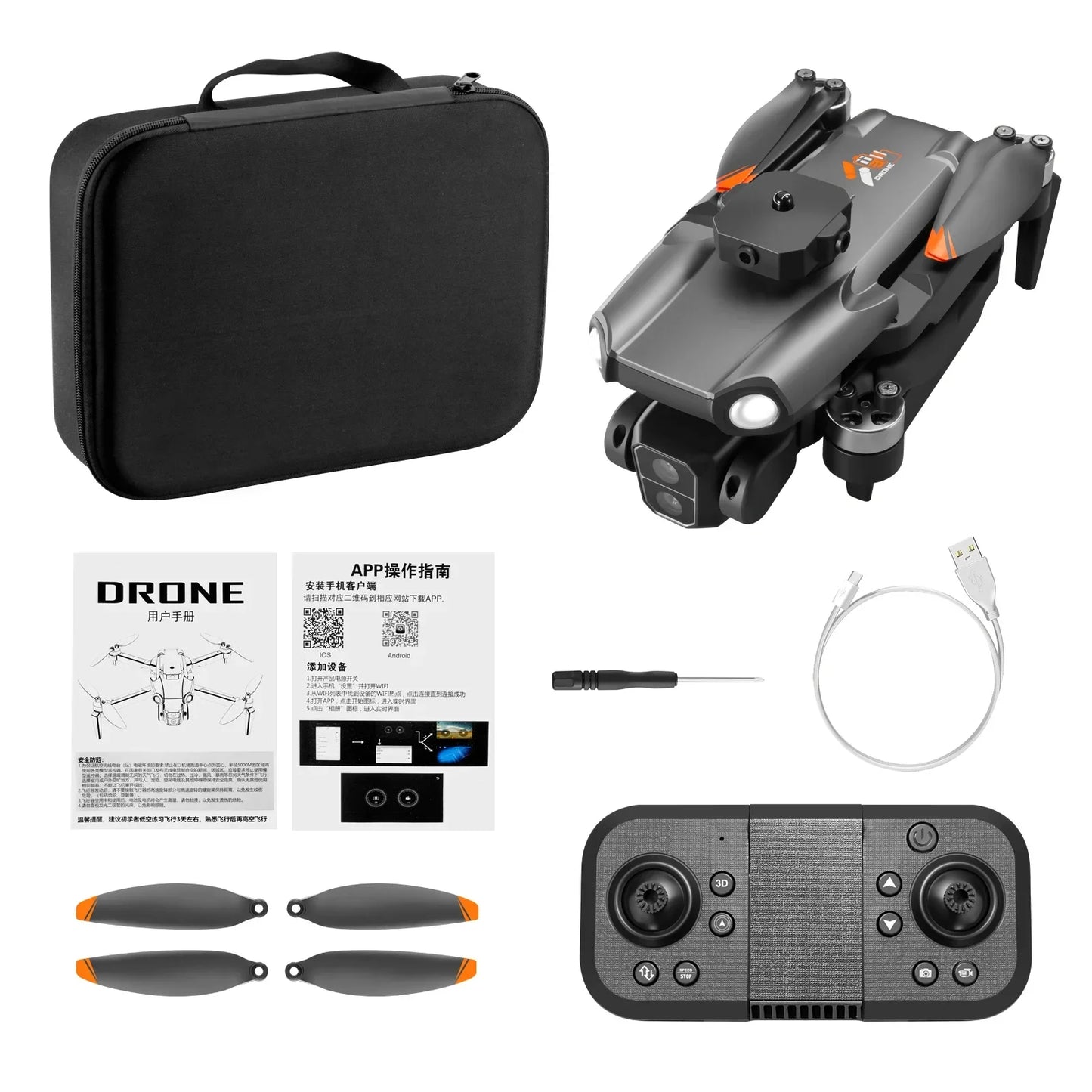 New S119 MAX 5G GPS Drone 8K Professinal HD Camera Wide Angle Optical Flow 360 °Obstacle Avoidance WIFI Brushless RC Quadcopter