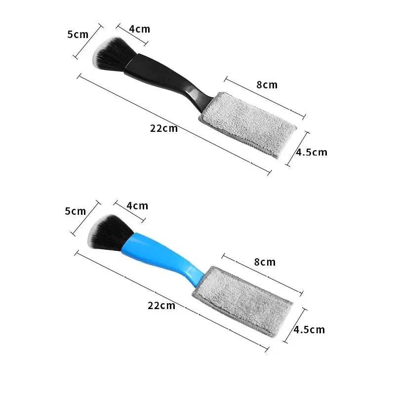 1pcs Car Cleaning Tools Air Conditioning Air Outlet Clean Dust Removal Soft Brush Multifunctional Auto Interior Cleaning Tool